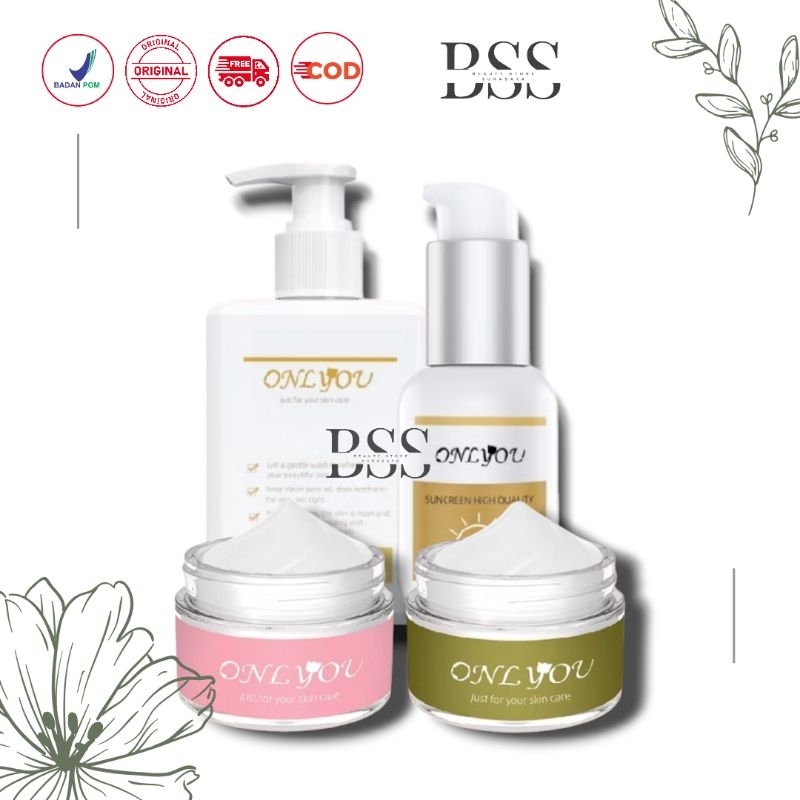 READY ONLYOU Sunscreen - Onlyou Moisturizer Whitening Essence Cream Pelembab Wajah Whitening Glowing