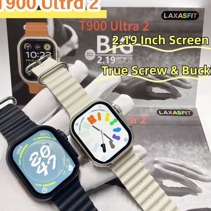 MURAH 224 ORI Smartwatch 219Inci Layar Sentuh 49mm Layar Penuh Jam Tangan Pintar Tahan Air Smartwatc
