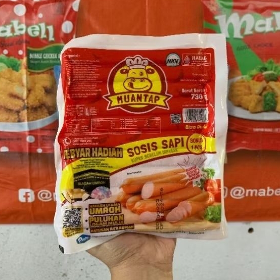 

MUANTAP Sosis Sapi 730gr