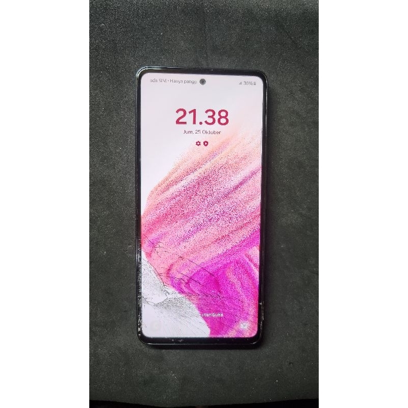 lcd samsung a53 5g original minus kaca retak