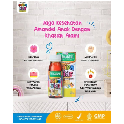

Madu Anak Syifakids LIMANDEL Untuk Atasi Radang amandel dll