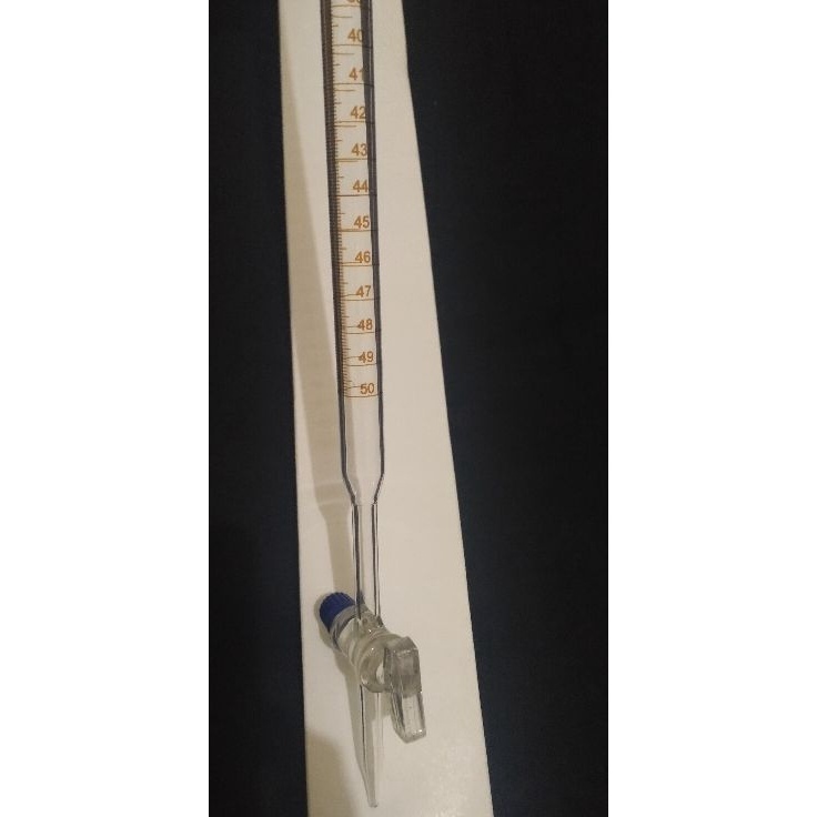 Best Price  BURET 5 ML KERAN KACA PYREX  Buret 5ml alat ukur kompresi