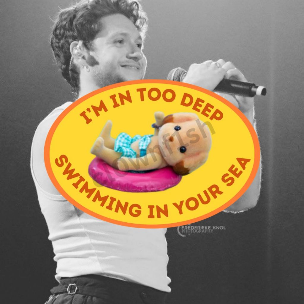 

Swimming In Your Sea Niall Horan Sylvanian Families Sticker (If You Leave Me - The Show)