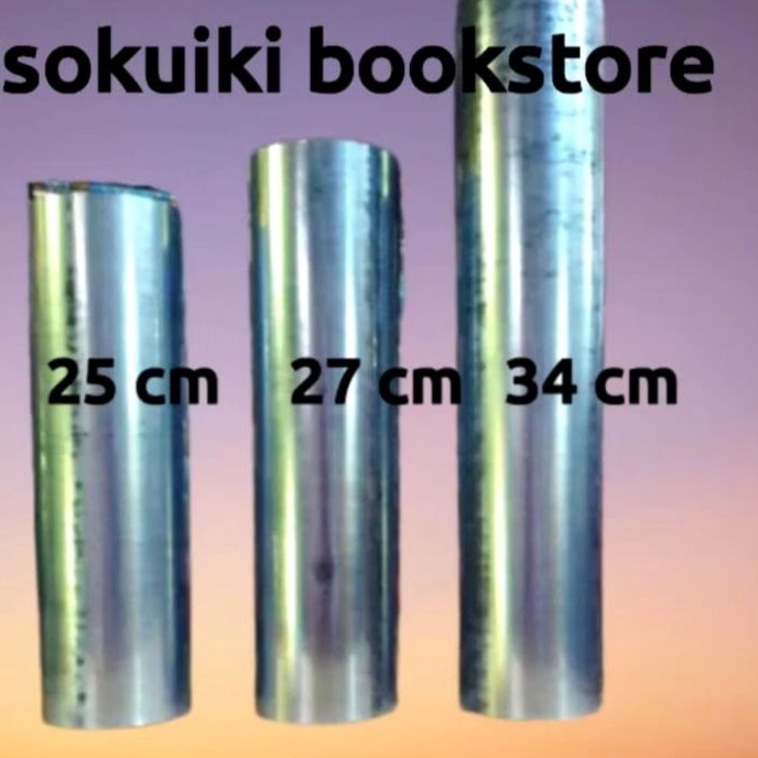 

HJ6 Sampul Plastik Buku Mika Bening Roll 34 27 Dan 25 Cm Panjang 45 Meter