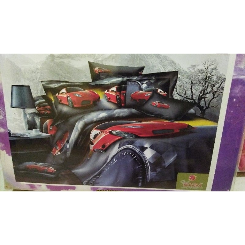 SPREI SHYRA 180 x 200cm King Size motif CAR
