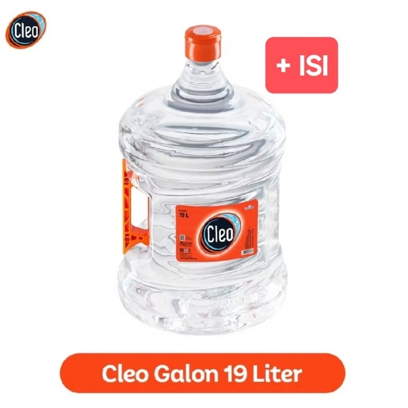 

Cleo Air Mineral Murni 19 Liter Handle SE / Cleo Galon 19 liter Air Mineral Isi