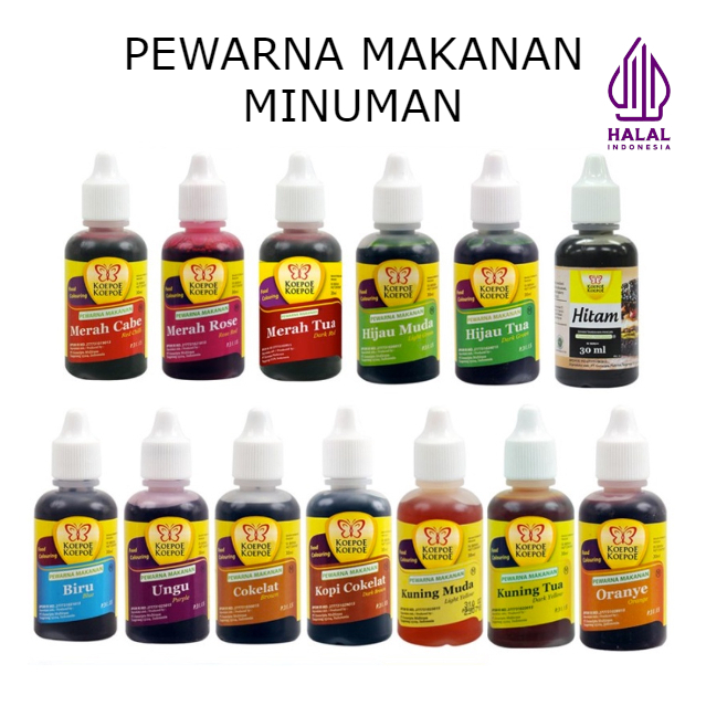 

[SERIES] Pewarna Makanan KOEPOE - KOEPOE 30 ML