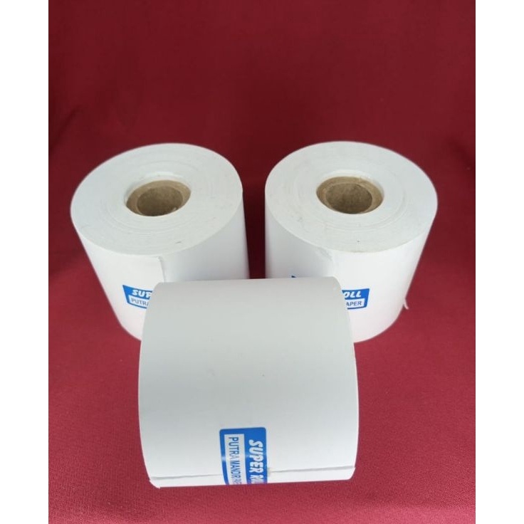 

Promo Terkini Kertas kasir HVS 1PLY 58x65mm paket 1 pcs struk kasir kalkulator 58mm