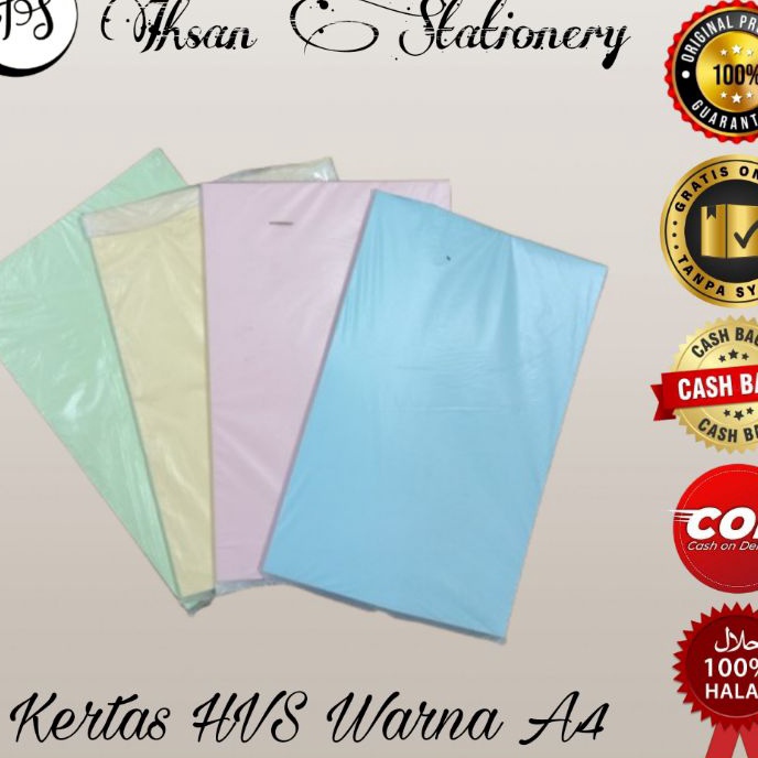 

HJ6 Kes Hvs Warna SIDU A4 7gsm Isi 1 Lembar