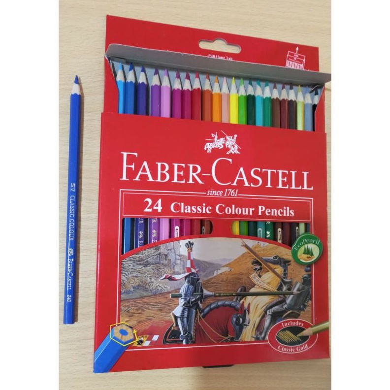 

KODE L67Y FaberCastell 24 Colour Pencils panjang