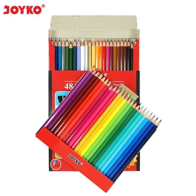 

KODE Q16W Pensil Warna 48 Joyko Color Pencil CP48 PB Joyko