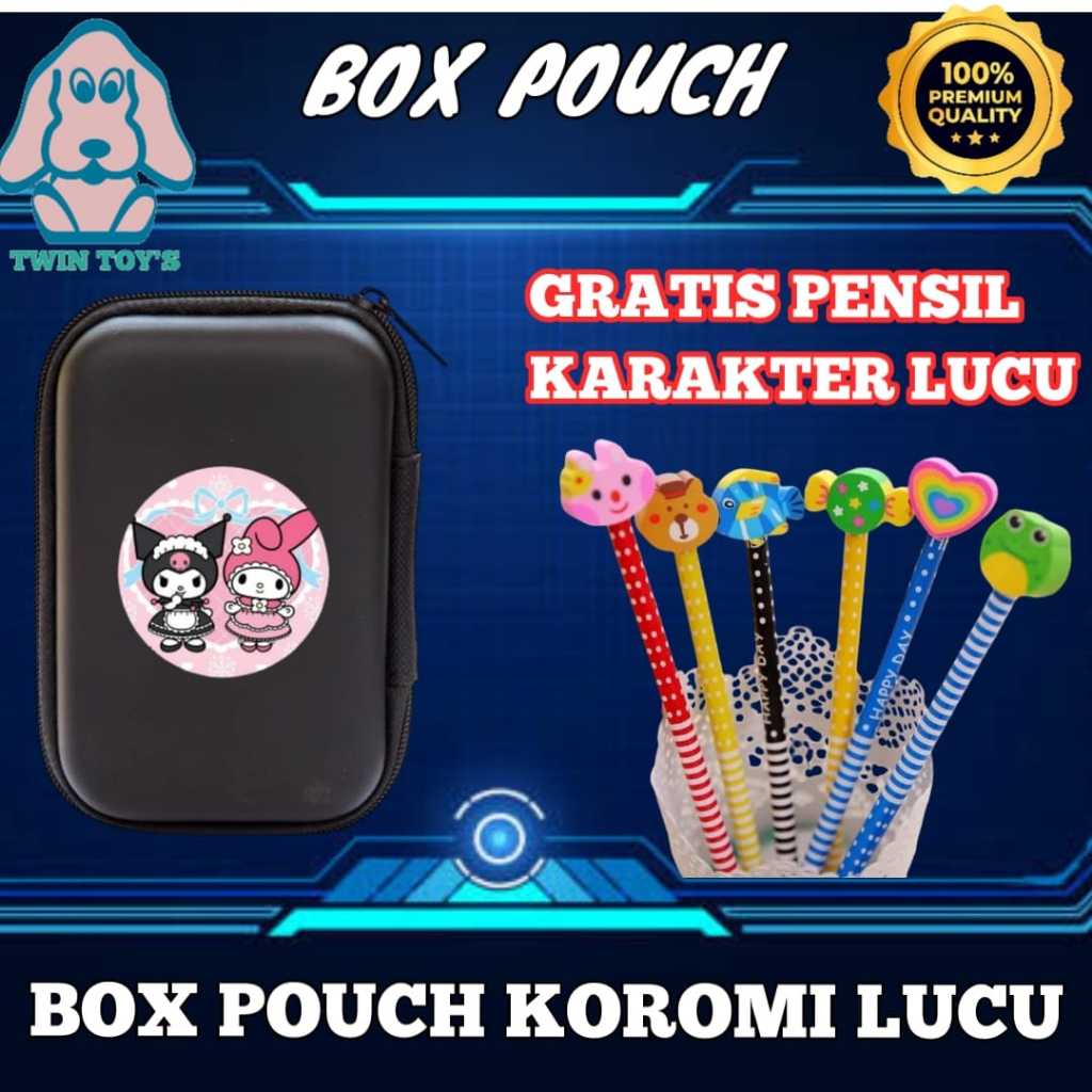 

VIRAL..!!! BOX POUCH GAMBAR KOROMI, LABUBU, YUTA DAN MIO LUCU / BOK PENYIMPANAN PENGHAPUS, UANG, SERUTAN PENSIL,DLL GRATIS PENSIL KARAKTER LUCU, / BOX POUCH GAMBAR LABUBU, KOROMI, YUTA DAN MIO LUCU KEKINIAN