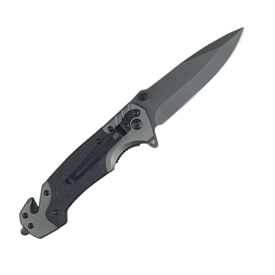 Sekarang Meriah Alat Potong Outdoor Doom Blade Folding Knife Survival Tool 44C 58HRC Knifezer