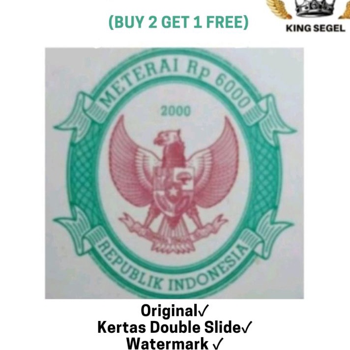 

KI3 KES SEGEL TAHUN 2 22 DOUBLE SLIDE ASLI Buy 2 Get 1 Free