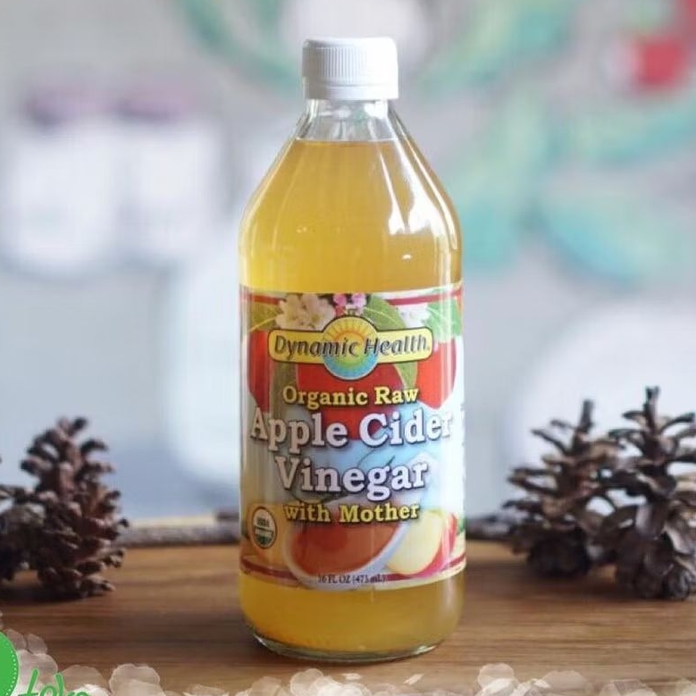 

Organic Apple Cider Vinegar with " Mother", 473 ml (cuka apel) - Dynamic Health Laboratories