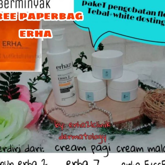 MURAHMERIAH Paket cream erha mengi flek tebal sulit hilang dostingerha 1 erha 7 erha 5 cc5