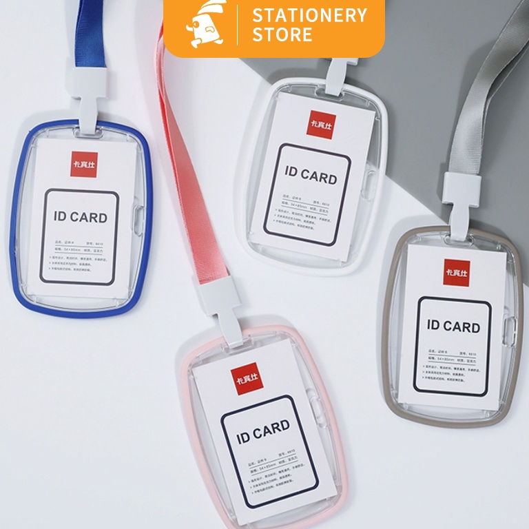 

Gratis Garansi Gantungan name tag ID Card Holder Gantungan Kartu Nama Rabbit Stationery