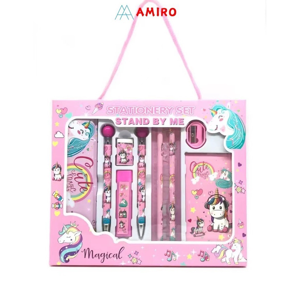 

Penjualan Khusus Paket alat tulis karakter hadiah 1 in1 Alat tulis set karakter Stationery set Lucu Hadiah