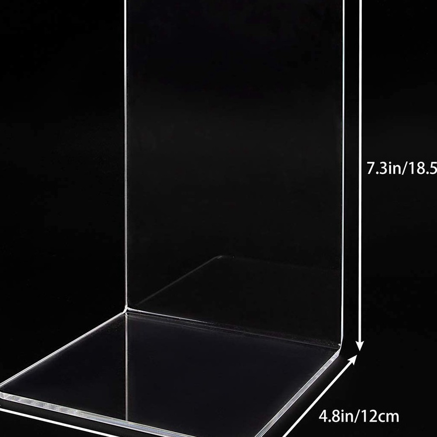 

HJ6 ACRYLIC BOOK STAND PENAHAN BUKU PEMBATAS BUKU GANJAL BUKU