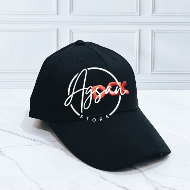 TOPI DCK WARNA HITAM DENGANLOGO BORDIR ORIGINAL DCK