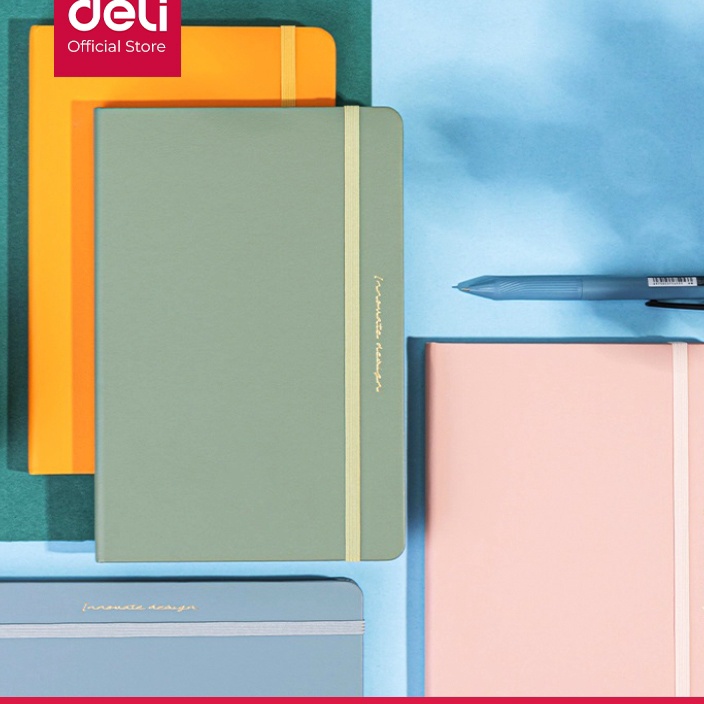 

Terkini Deli Leather Cover Notebook Buku Catatan Cover Kulit A5 96 Lembar Warna Pastel 22295