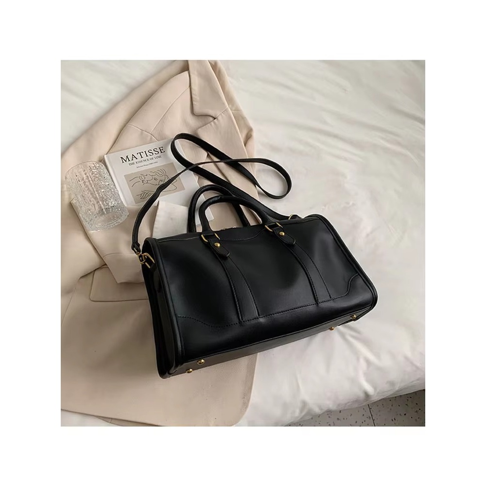 Tas Tangan Pria Wanita Kapasitas Tinggi- Tas Kulit Asli Garut