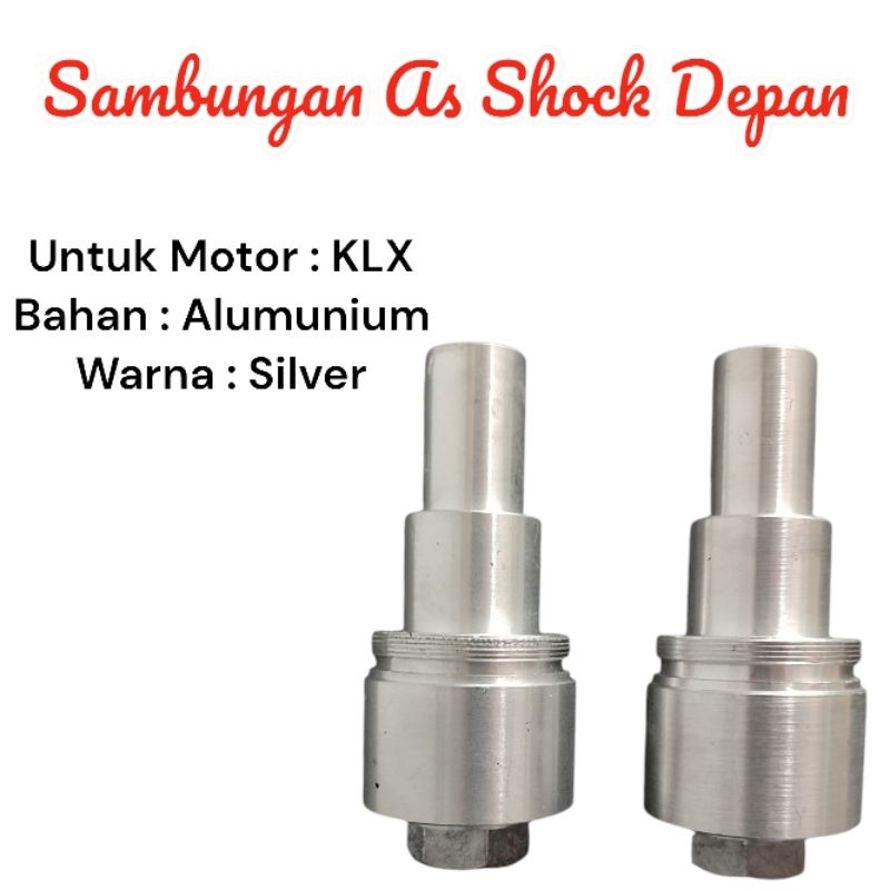 SAMBUNGAN AS SHOCK DEPAN KLX PENINGGI SHOCK KLX 150 BF D-TRACKER
