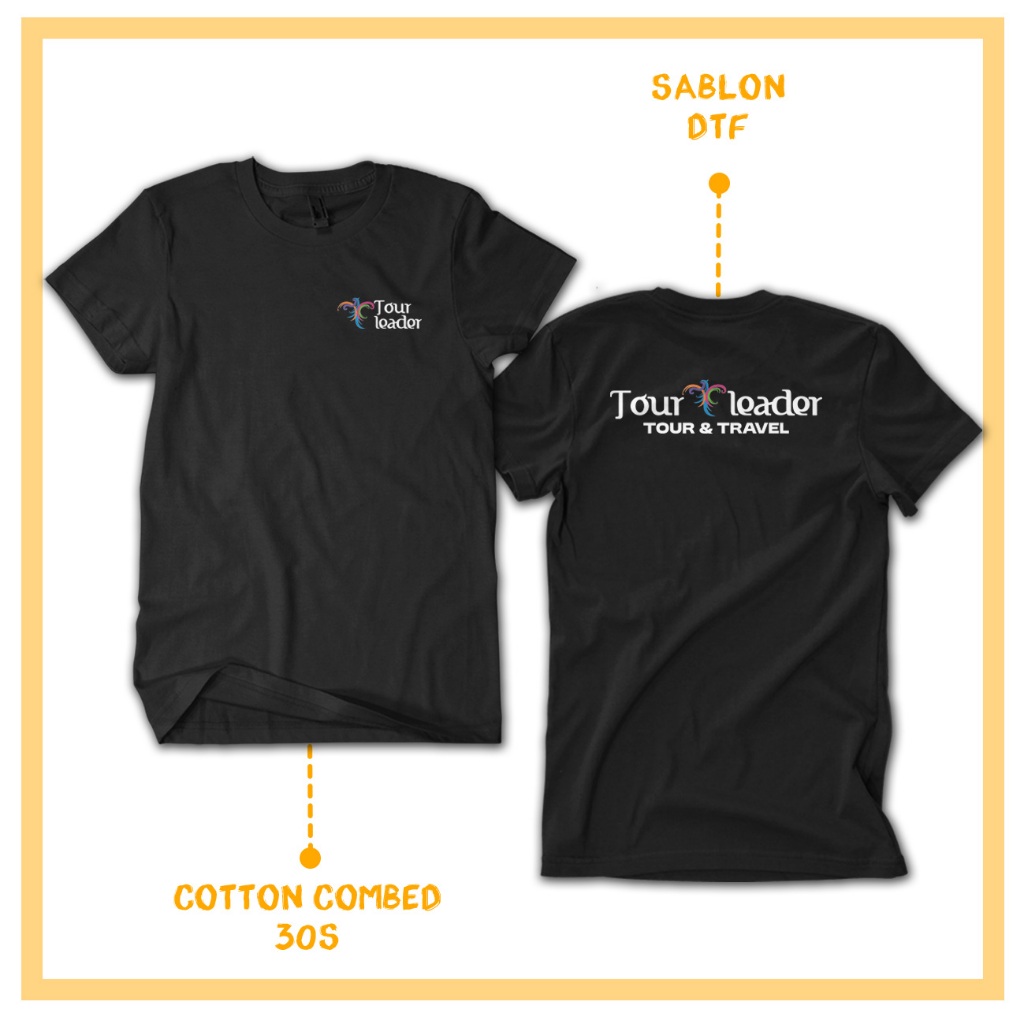 KAOS DISTRO TOUR LEADER TOUR AND TRAVEL WISATA PARIWISATA VIRAL TERLARIS NIDARSTORE