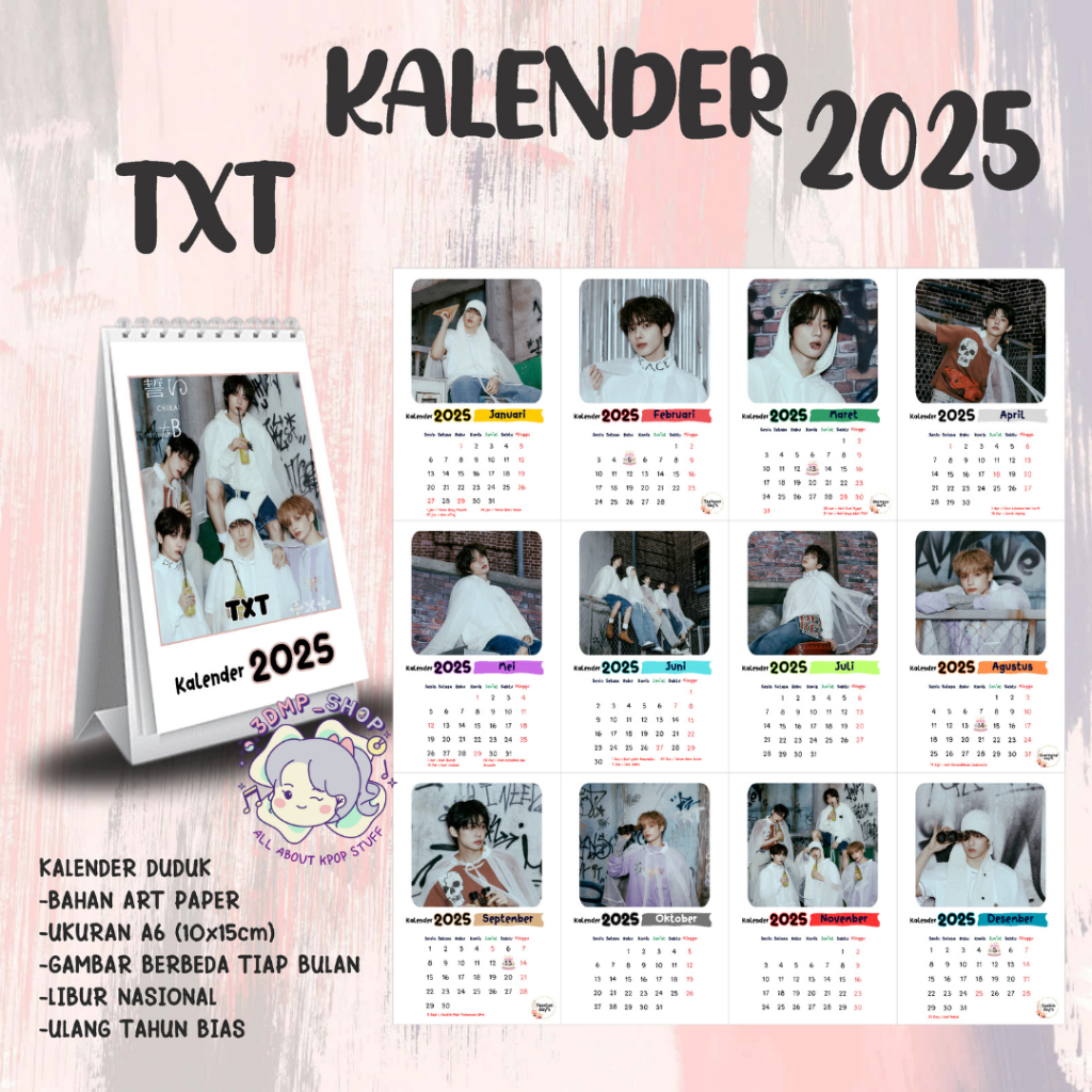 

KALENDER DUDUK 2025 KPOP TXT