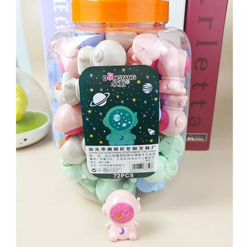 

[1 PCS] Serutan Rautan Pensil 1 Lubang / Peraut Pencil Astronot Space DY-394