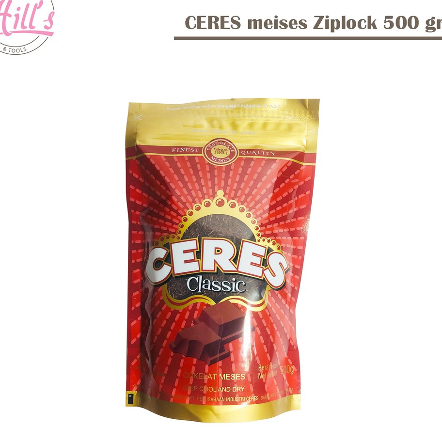 

PROMO AWAL TAHUN CERES MEISES COKELAT 5 GR KEMASAN ZIPLOCK MESES HAGELSLAG COKLAT BUTIR 5GR