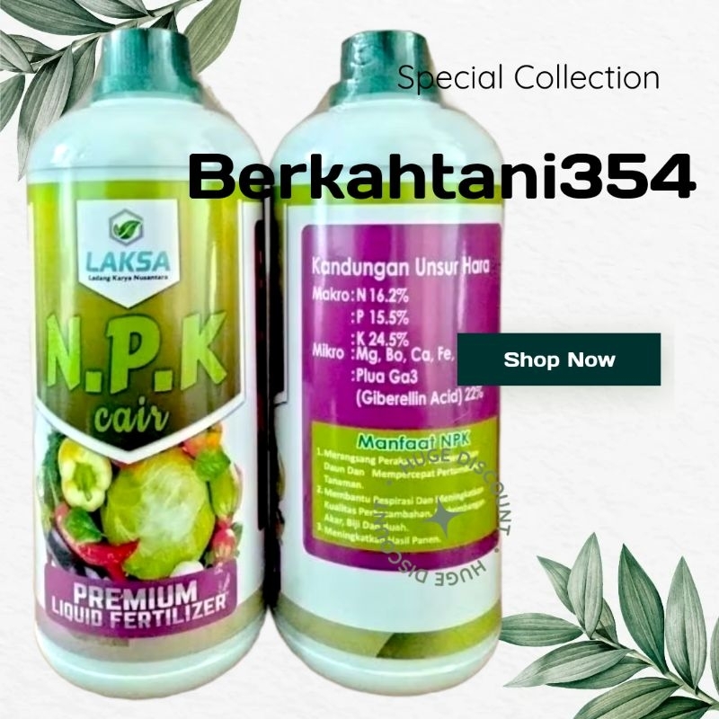 Pupuk npk cair 1liter laksa