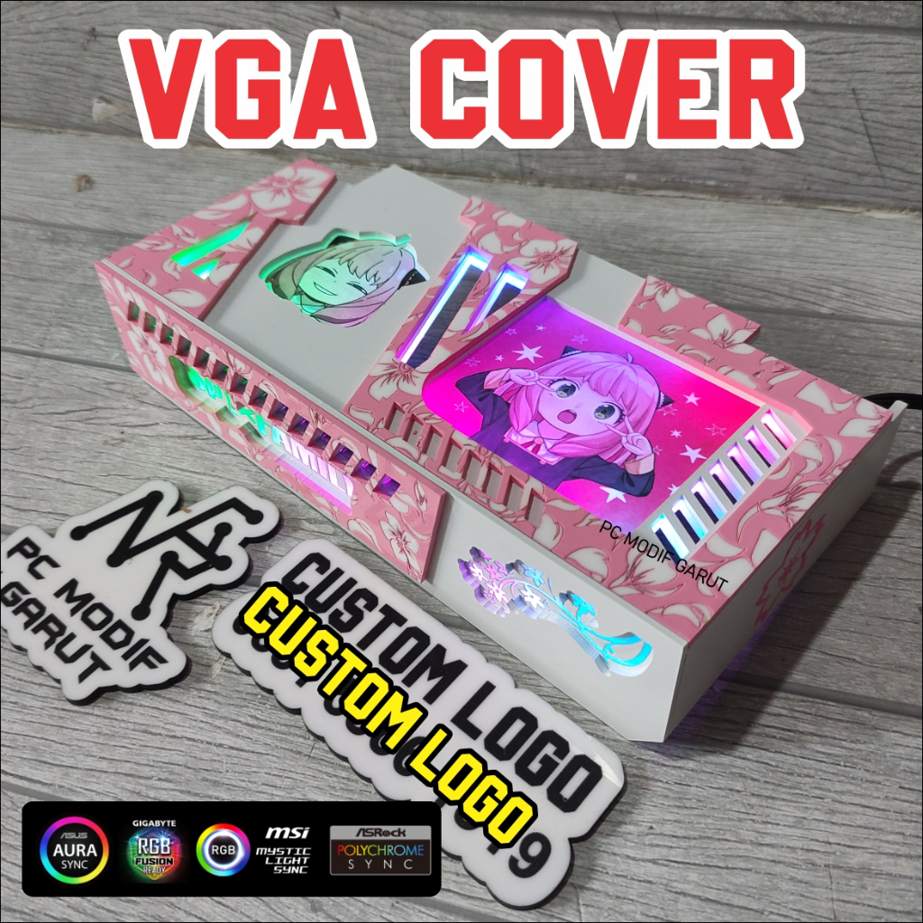 COVER VGA INNO 3D GTX 1050TI ANYA FORGER EDITION CUSTOM LOGO