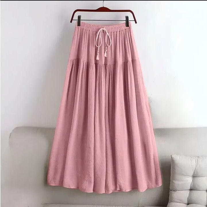 Rok wanita bahan CRINKLE model baru Honey Skirt Rok wanita kekinian murah modern Rok lebaran terbaru