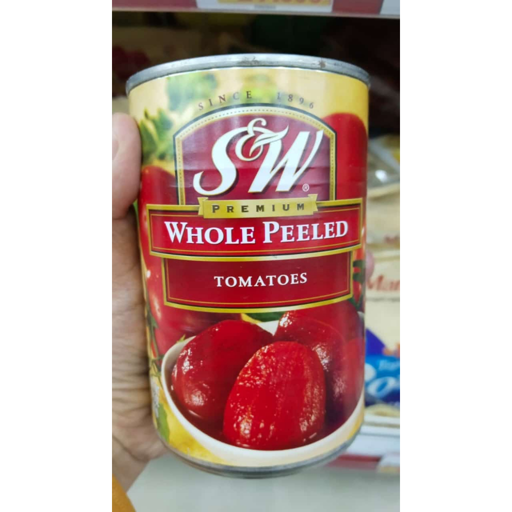 

SW Premium Whole Peeled Tomatoes / Tomat Kupas Utuh Kaleng 411gr