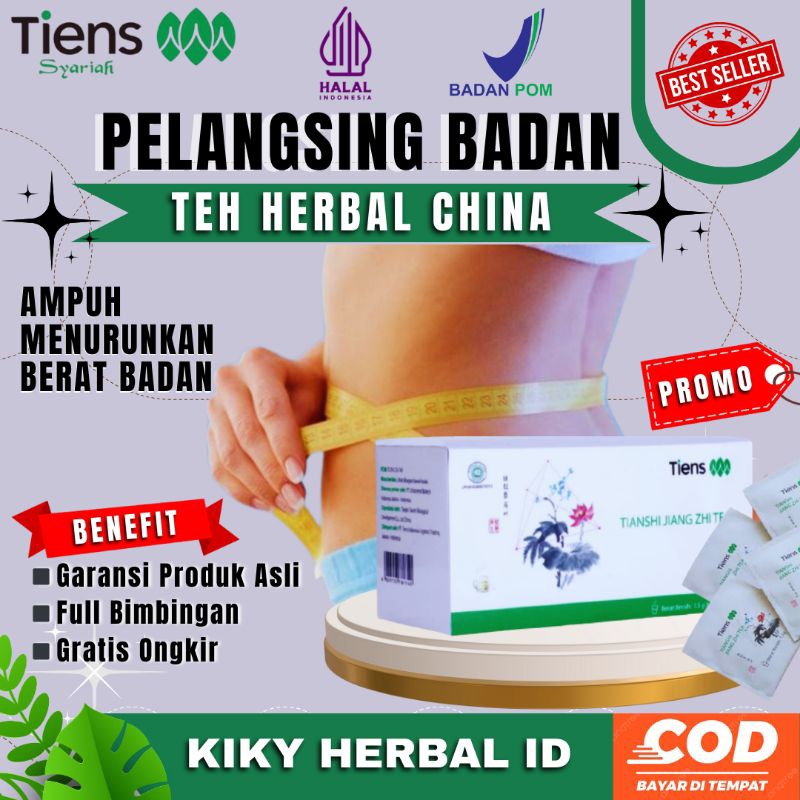 Tiens Pelangsing Badan Menurunkan Berat Badan Original Herbal Teh Jiang Zhi Tea Tiens