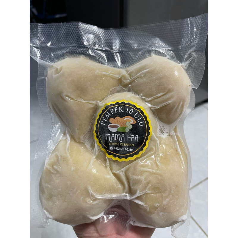 

Pempek Kapal Selam 5 pcs Frozen Ikan Tenggiri Asli Palembang Telur Omega Enak, Gurih, Lezat Cuko Pedas Mantappp