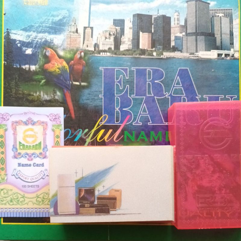 

ERBA PROMO KARTU NAMA ERA BARU | PRODUK DIJAMIN ORIGINAL | HARGA TERMURAH | KARTU NAMA ISI 100 | KARTU NAMA POLOS | KARTU NAMA BERGAMBAR