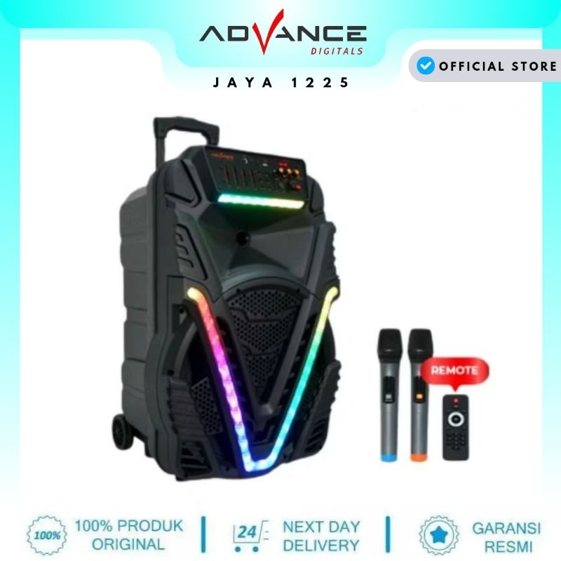 ADVANCE K1507 K 1507 SPEAKER MEETING PORTABLE 15 INCH + 2 MIC WIRELESS