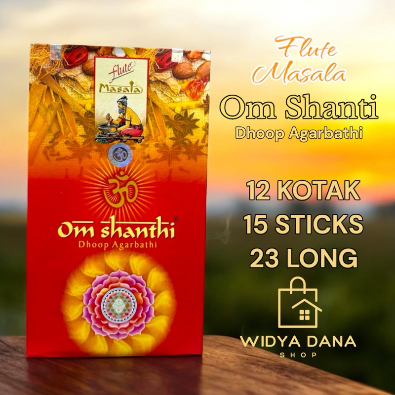 Dupa OM SHANTI FLUTE MASALA 1BOX/KOTAK