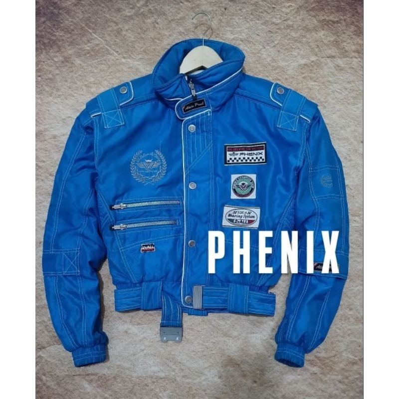 jaket phenix vintage racing model boxy bekas preloved