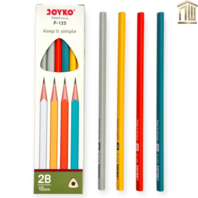 

Pensil 2B Joyko Batang Segitiga P-125 (12 Pcs)