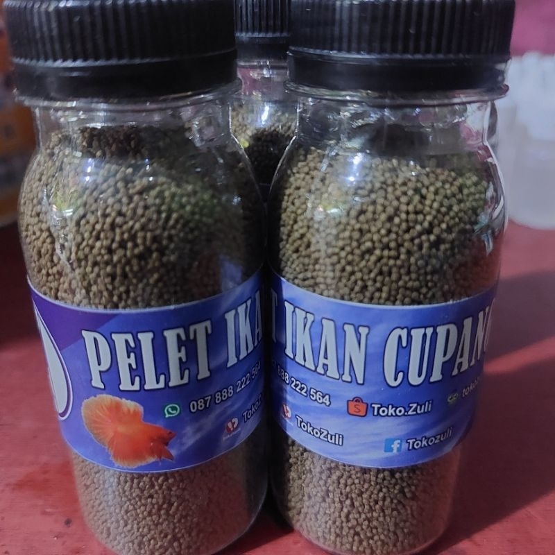 Pelet Ikan Cupang 60gr Makanan Ikan Cupang dan Benih Ikan Bernutrisi Tinggi Sangat Baik Untuk  Ikan 