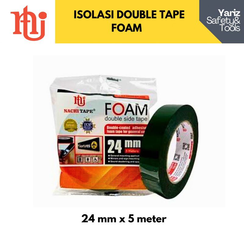 

- Isolasi Double Tape Foam Nachi / Isolasi hijau