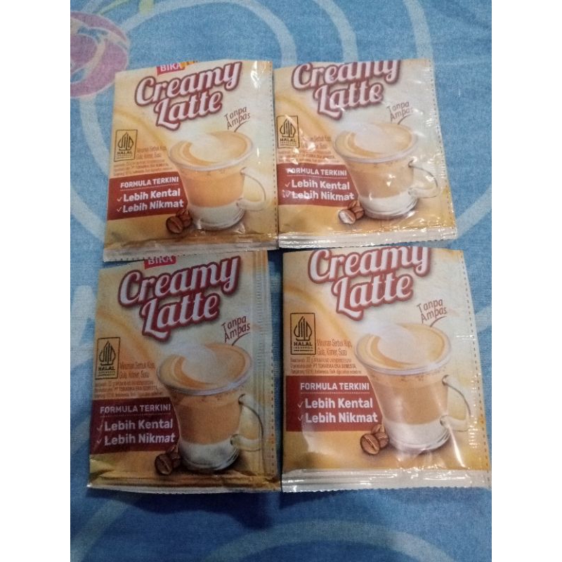 

50 pcs bungkus creamy latte bekas untuk kerajinan alyprakarya, daur ulang