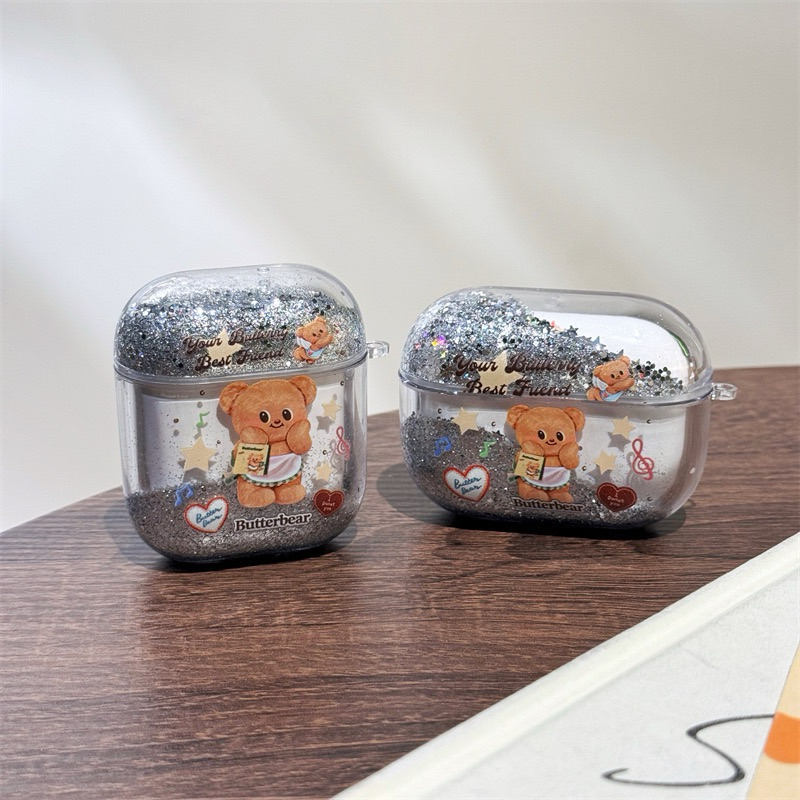 [PO] CASE AIRPODS 1 2 3 PRO PRO2 BUTTER BEAR CUTE AESTHETIC
