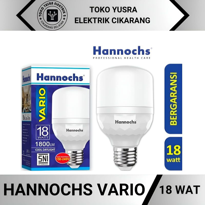 Hannochs Lampu LED 18w Vario Cahaya Putih
