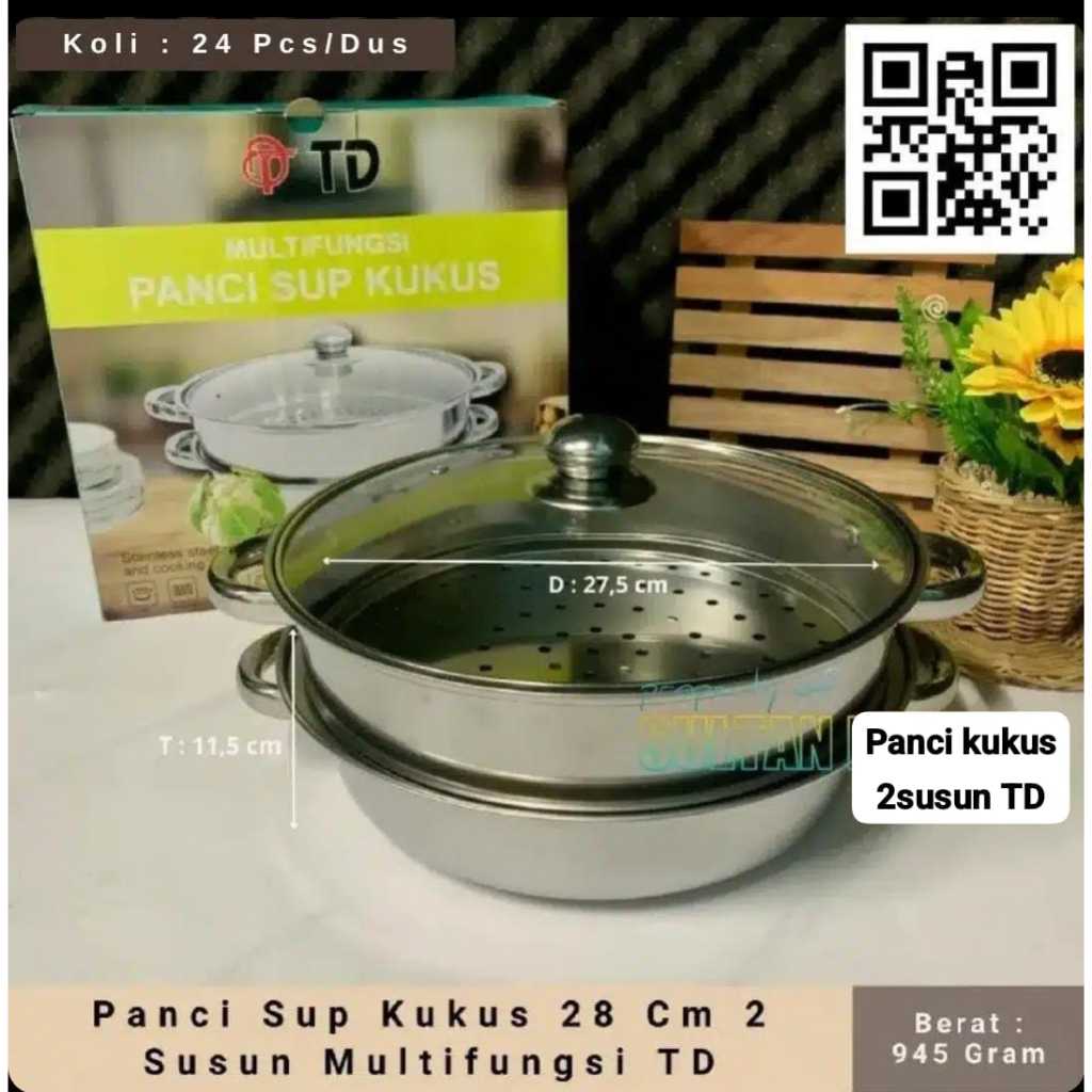 Panci kukus 2 susun TD