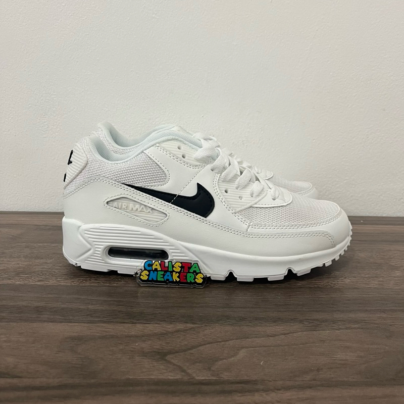Nike Air Max 90 White Black Sepatu Sneakers