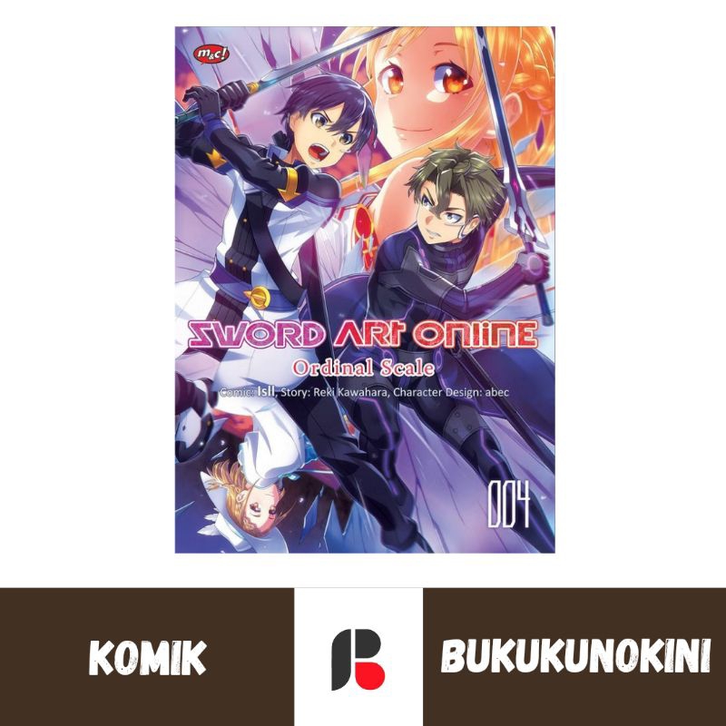 (Original, Segel) Komik Sword Art Online: Ordinal Scale vol 1 2 3 4 - Reiko Kawahara (M&C)